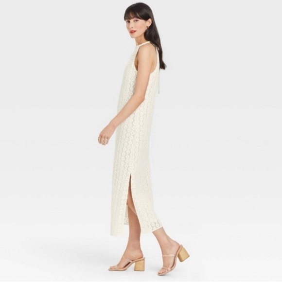 A New Day White Crochet Sleeveless White Dress XS - Picture 2 of 14